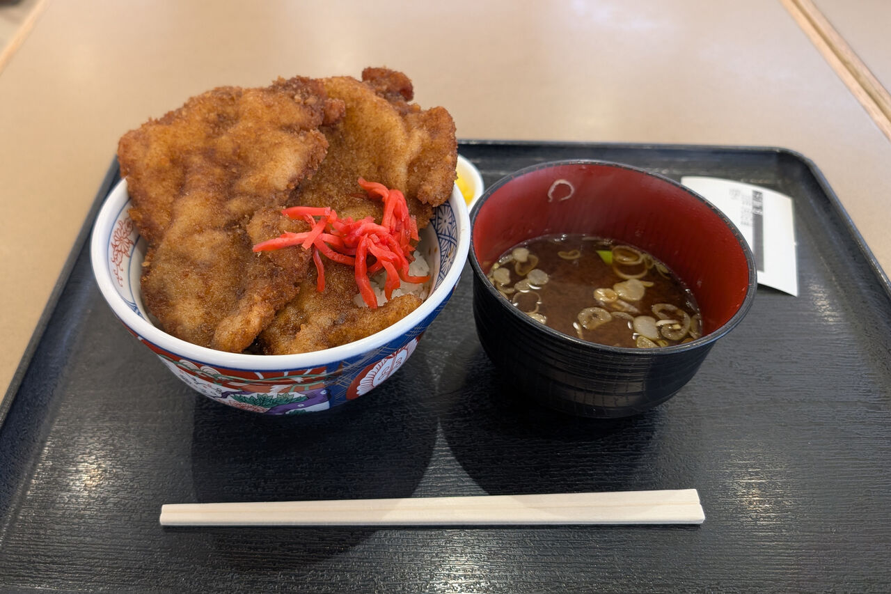 ZEN 佐野プレミアム・アウトレット店」で「わらじカツ丼」（栃木県佐野