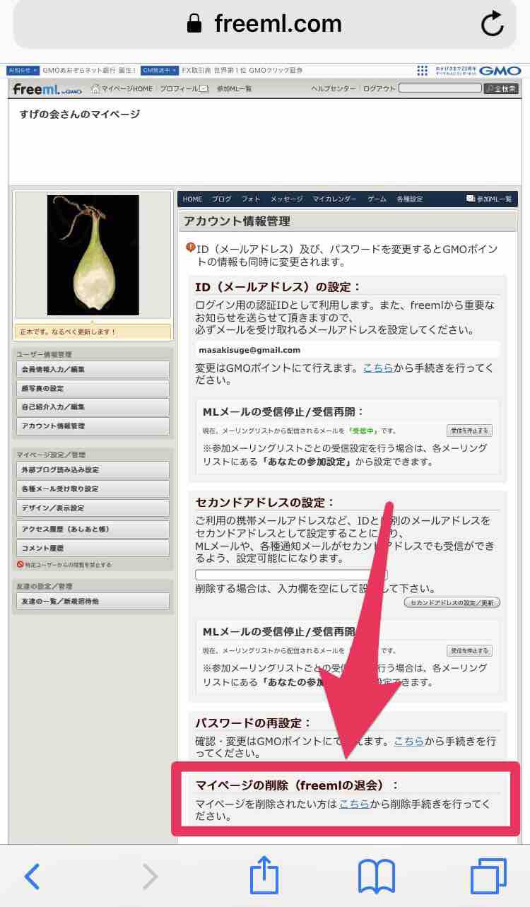 40代の解約 Freemlとgmo Idの解約方法 3段階あるので注意 マサキさんがやってみたブログ