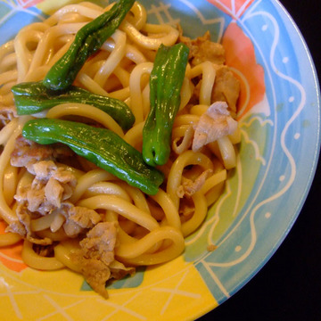 焼きうどんwithししとう