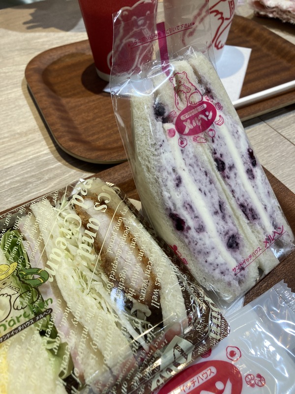 メルヘンのサンドイッチ