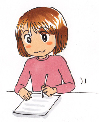 左手で書く