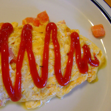 トマトのオムレツ