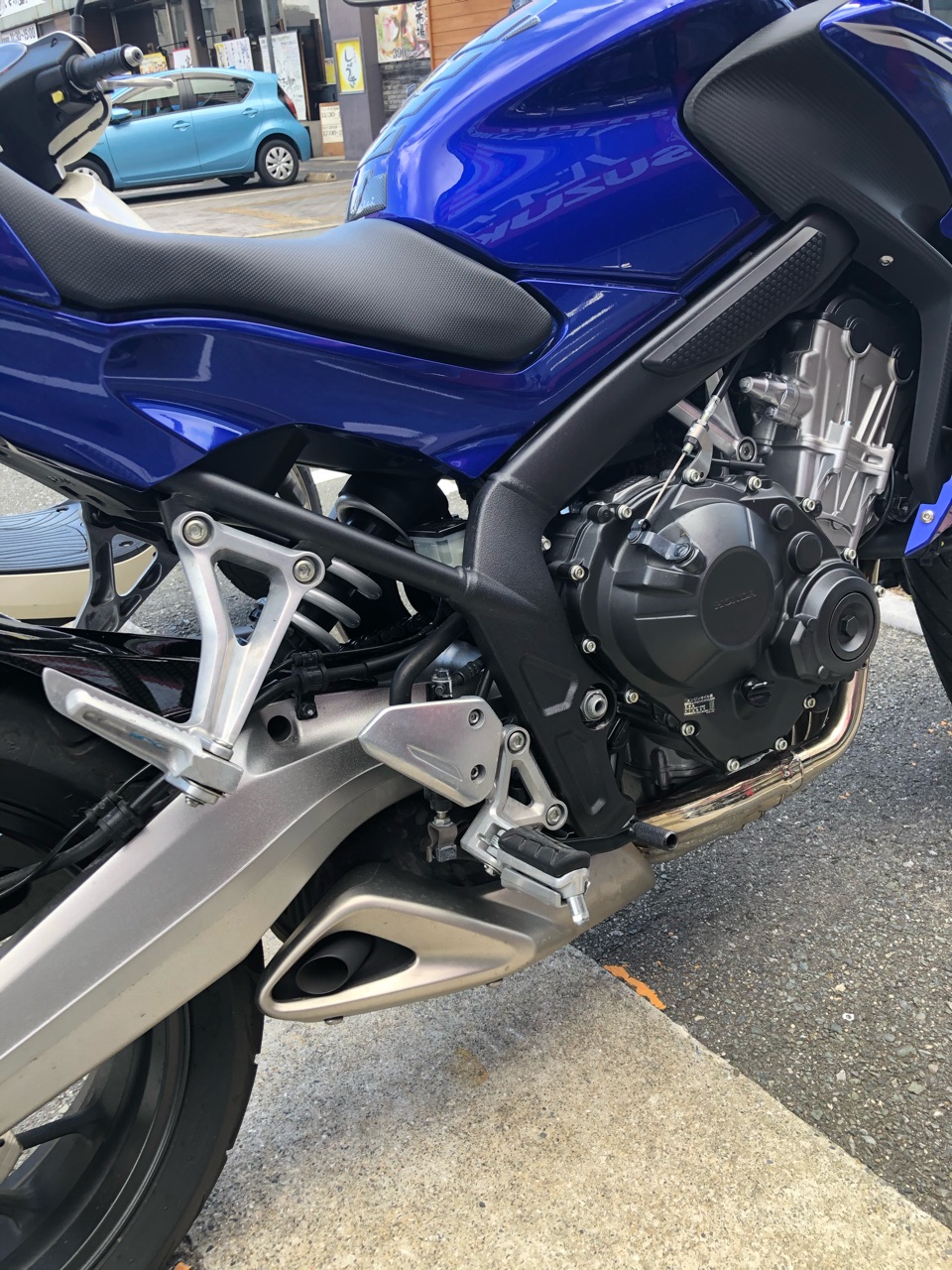Cb650fモリワキフルエキマフラー装着するのだ Cbr ちゃんちゃんこのバイクのblog Cb650fモリワキフルエキマフラー装着するのだ Cbr ちゃんちゃんこのバイクのblog