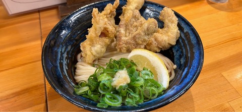 堺市堺区北瓦町の堺うどん ちはや