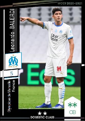 21 Sp レオナルド バレルディ オリンピック マルセイユ Wccfオリカ選手名鑑 Wccf Is Forever