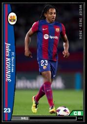 23-24 SP ジュール・クンデ（FCバルセロナ） : WCCFオリカ選手名鑑