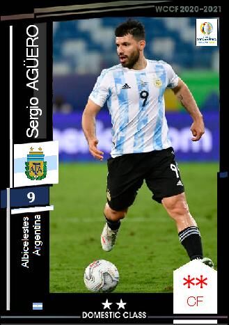 21 Sp セルヒオ アグエロ アルゼンチン代表 Wccfオリカ選手名鑑 Wccf Is Forever
