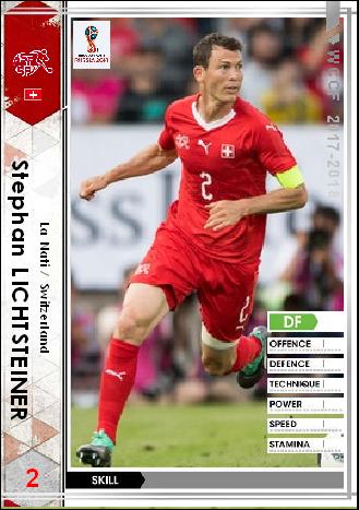 17 18 Re ステファン リヒトシュタイナー スイス代表 Wccfオリカ選手名鑑 Wccf Is Forever