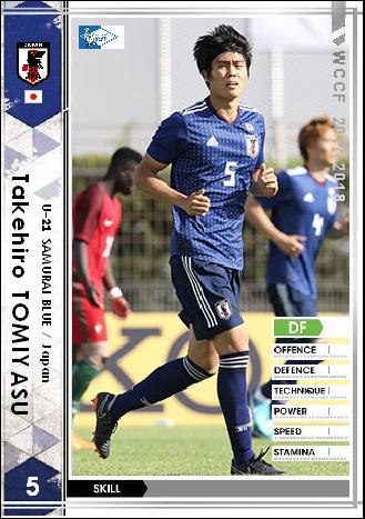17 18 Re タケヒロ トミヤス U 21 日本代表 Wccfオリカ選手名鑑 Wccf Is Forever