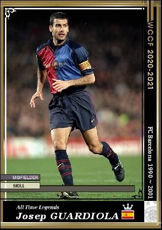 21 Atle ジョゼップ グァルディオラ Fcバルセロナ Wccfオリカ選手名鑑 To Complement The Omission