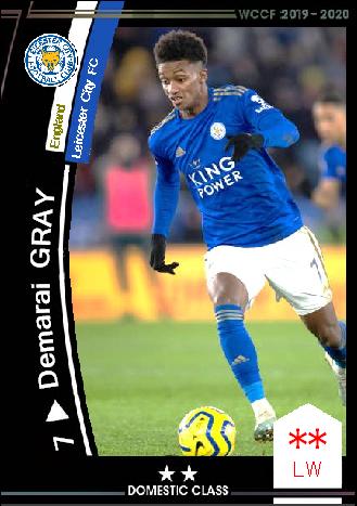 19 Sp デマライ グレイ レスター シティfc Wccfオリカ選手名鑑 Wccf Is Forever 19 Sp デマライ グレイ レスター シティfc Wccfオリカ選手名鑑 Wccf Is Forever