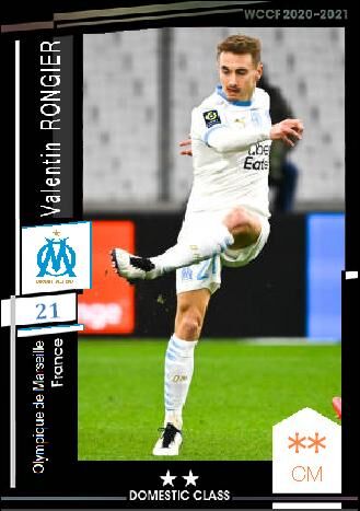 21 Sp ヴァランタン ロニエ オリンピック マルセイユ Wccfオリカ選手名鑑 Wccf Is Forever
