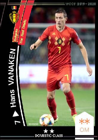 19 Sp ハンス ヴァナケン ベルギー代表 Wccfオリカ選手名鑑 Wccf Is Forever