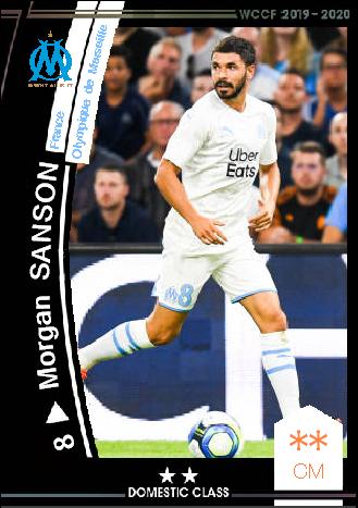 19 Sp モルガン サンソン オリンピック マルセイユ Wccfオリカ選手名鑑 To Complement The Omission