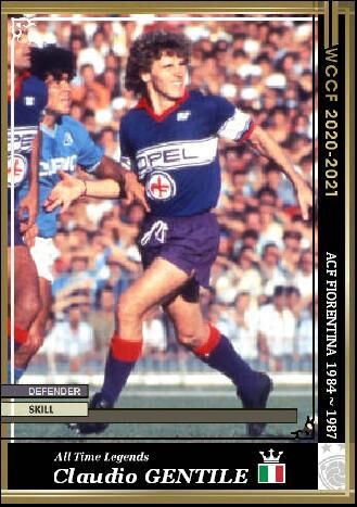 21 Atle クラウディオ ジェンティーレ Acfフィオレンティーナ Wccfオリカ選手名鑑 Wccf Is Forever