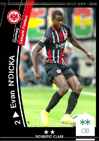 19 Sp エヴァン ヌディカ アイントラハト フランクフルト Wccfオリカ選手名鑑 To Complement The Omission