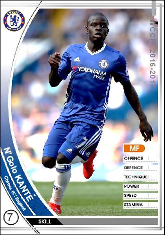 16-17 RE エンゴロ・カンテ （チェルシーFC） : WCCFオリカ選手名鑑