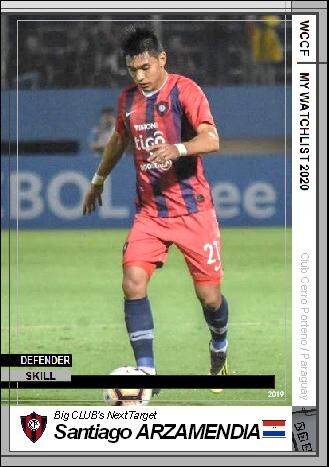 19 Watchlist サンティアゴ アルサメンディア セロ ポルテーニョ Wccfオリカ選手名鑑 To Complement The Omission 19 Watchlist サンティアゴ アルサメンディア セロ ポルテーニョ Wccfオリカ選手名鑑 To Complement The Omission