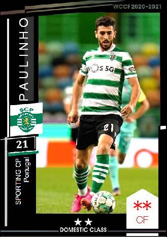 21 Sp パウリーニョ スポルティングcp Wccfオリカ選手名鑑 Wccf Is Forever