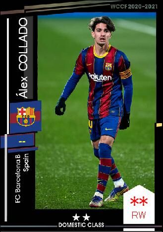 21 Sp アレクス コジャド Fcバルセロナ B Wccfオリカ選手名鑑 Wccf Is Forever