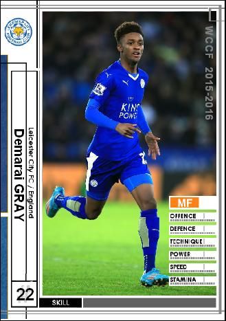 15 16 Re デマライ グレイ レスター シティfc Wccfオリカ選手名鑑 Wccf Is Forever 15 16 Re デマライ グレイ レスター シティfc Wccfオリカ選手名鑑 Wccf Is Forever