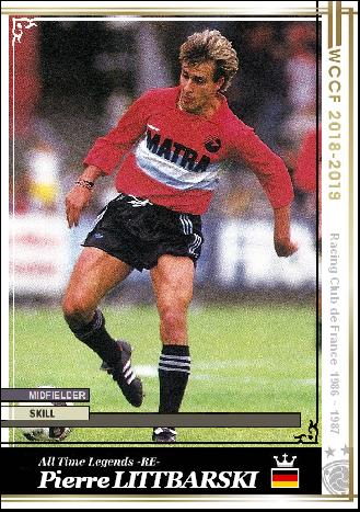 18 19 Atle Re ピエール リトバルスキー ラシン クラブ ド フランス Wccfオリカ選手名鑑 To Complement The Omission