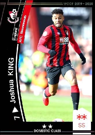 19 Sp ジョシュア キング Afcボーンマス Wccfオリカ選手名鑑 To Complement The Omission
