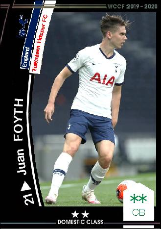 19 Sp フアン フォイス トッテナム ホットスパーfc Wccfオリカ選手名鑑 To Complement The Omission