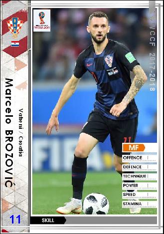 直筆サイン入り写真 マルセロ·ブロゾヴィッチ インターミラノ SA鑑定済