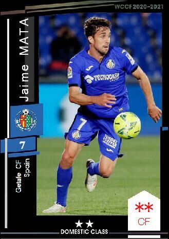 21 Sp ハイメ マタ ヘタフェcf Wccfオリカ選手名鑑 Wccf Is Forever