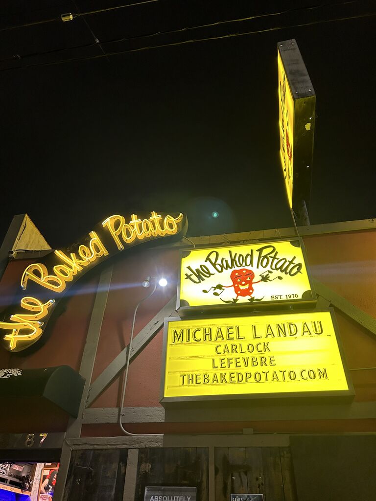 マイケル・ランドウのライブを観にベイクドポテトに行ってきまし