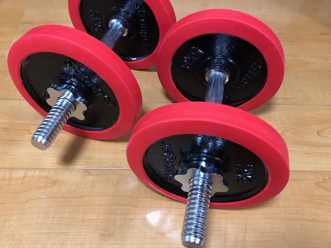 値下げしました！ダンベル30kg×2 ＆ フラットベンチ セット