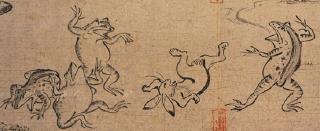 pict-鳥獣人物戯画(甲)部分-2