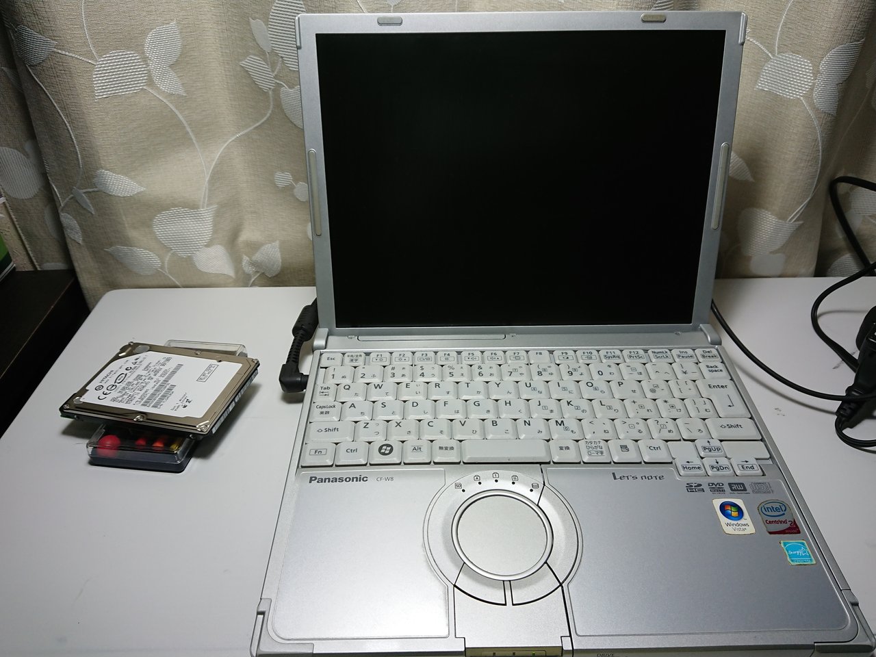 約10年前のLet'snoteをSSDに交換(CF-W8) : まさゆき雑記帳
