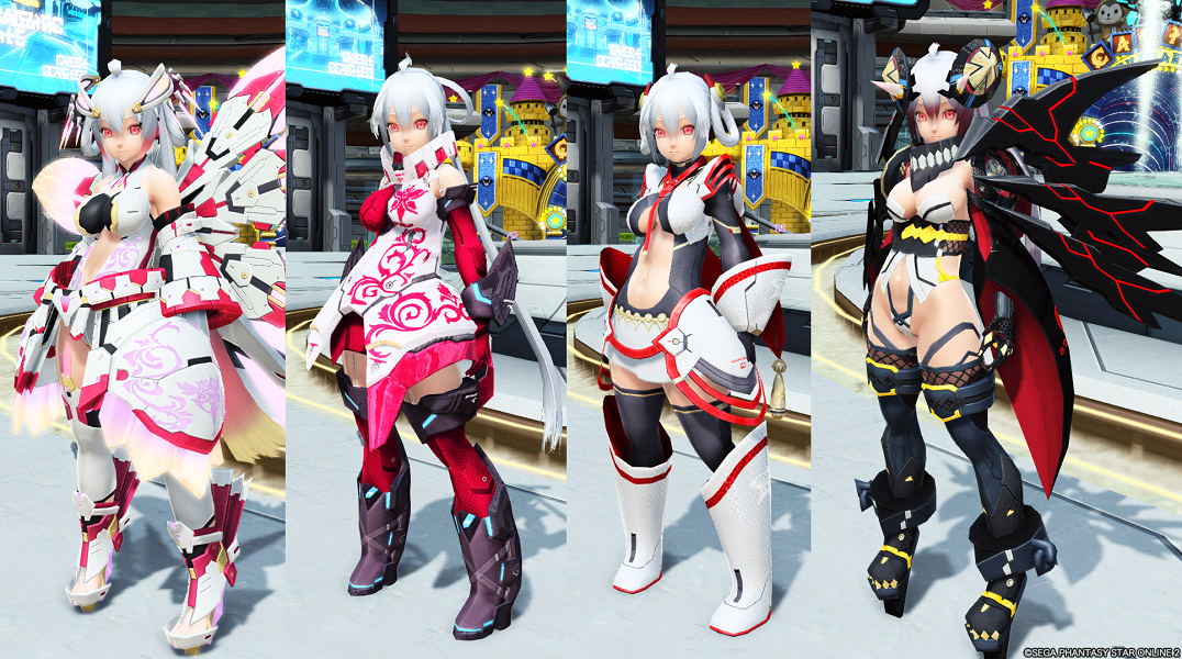 マトイのコーデ増やしてました マシロとpso2