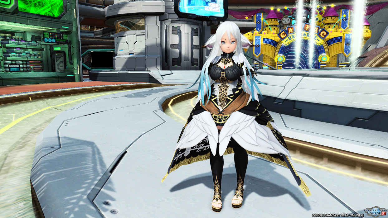ハリエットの悪魔姫コーデ マシロとpso2 ハリエットの悪魔姫コーデ マシロとpso2