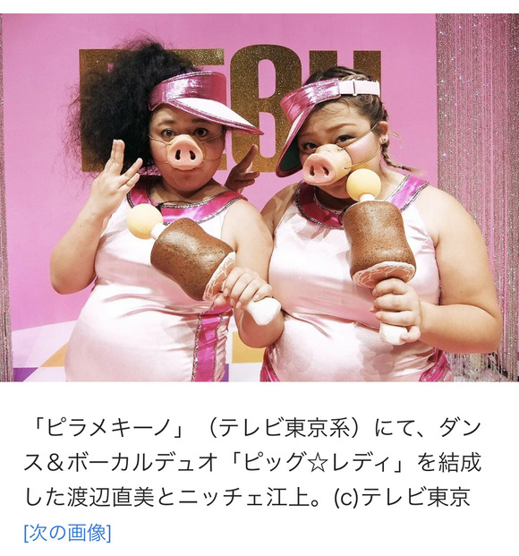 朗報】渡辺直美に豚の格好させるのセーフだったwwwww(画像あり