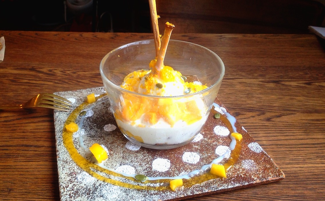 Cafe Zakka Hinatabocco マンゴーとれんにゅうのシフォンケーキ 日和 ましまし日和 美味いもん巡り Cafe Zakka Hinatabocco マンゴーとれんにゅうのシフォンケーキ 日和 ましまし日和 美味いもん巡り