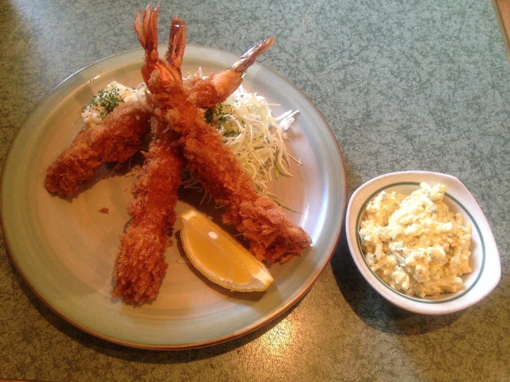 洋食亭 寅安 特製海老フライ定食単品 日和 ましまし日和 美味いもん巡り