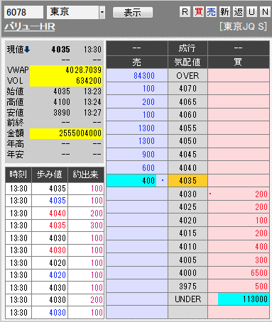 板: 6078 バリューHR1