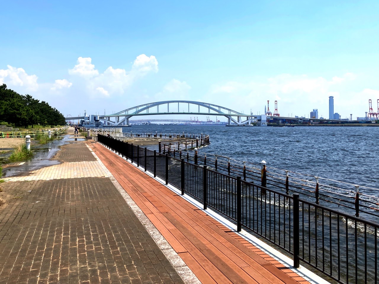 此花大橋を渡って舞洲へ M A D もうアタシ ダメ