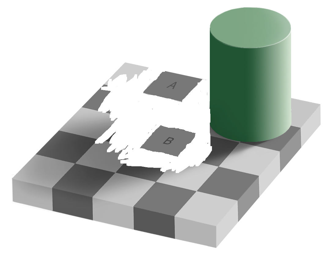 チェッカーシャドー錯視 Checker Shadow Illusion Japaneseclass Jp
