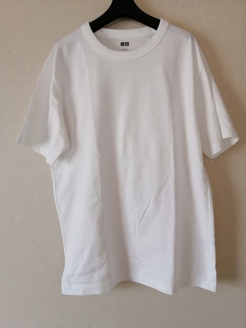 クルーネックTシャツホワイト