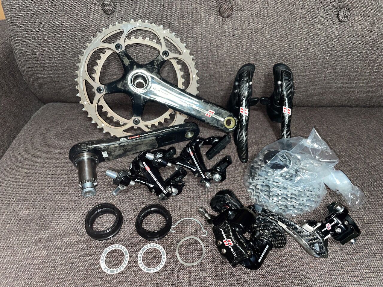 【中古】カンパニョーロのコーラス（10S）コンポセット 中古】カンパニョーロのコーラス（10S）コンポセット 中古