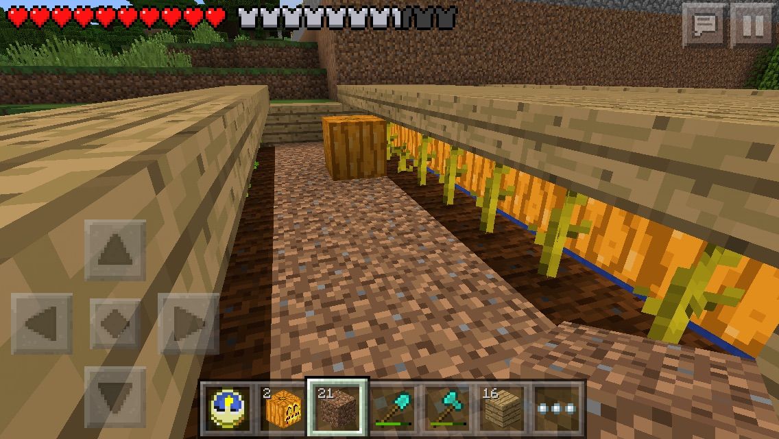 Mcpe カボチャ畑を作る コツコツまいくら開拓記 Mcpe カボチャ畑を作る コツコツまいくら開拓記
