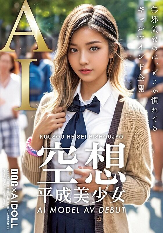 水着 空想平成美少女 AI MODEL AV DEBUT