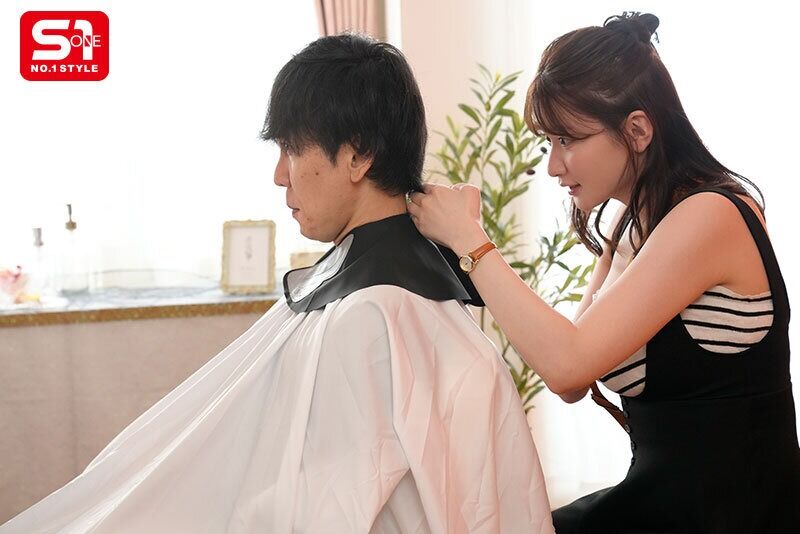 鷲尾めい お姉さん Lカップを密着させる超癒し洗髪とカット後の特別ヌキサービスで指名殺到！爆乳お姉さんにヌいてもらえるヘ