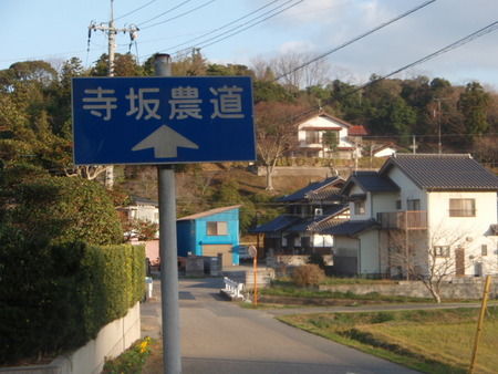 寺坂農道　益田市遠田　アップ