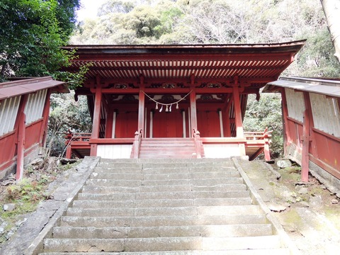 染羽天石勝神社本殿