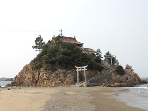 宮ヶ島　恵比寿神社　益田市　戸田小浜